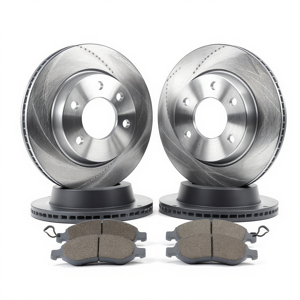 High-quality brake pads and rotors set for reliable stopping performance – PartsPrime Canada