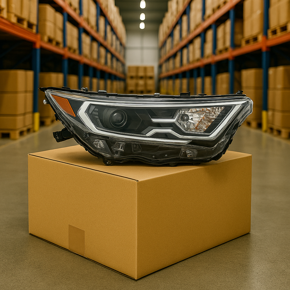 2019-2023 Toyota RAV4 head light hybrid passenger side RH  On Box View - Standard - High-Quality - TO2503292