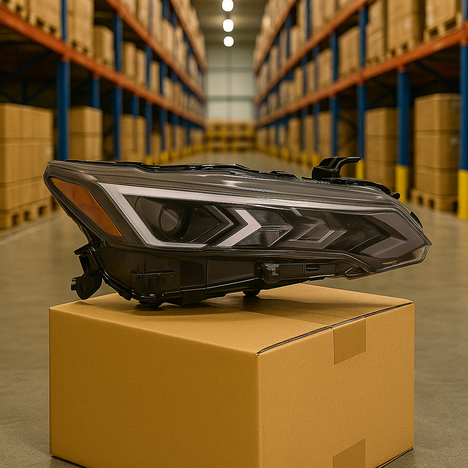 2023-2025 Nissan Altima head lamp passenger side RH  On Box View - Standard - High-Quality - NI2503295