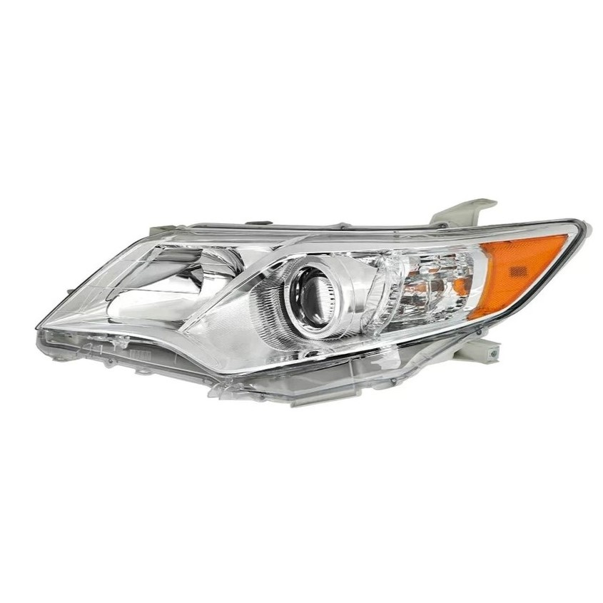 2012-2014 Toyota Camry head lamp white driver side L/LE/XLE LH Front View - Standard - High-Quality - TO2502211