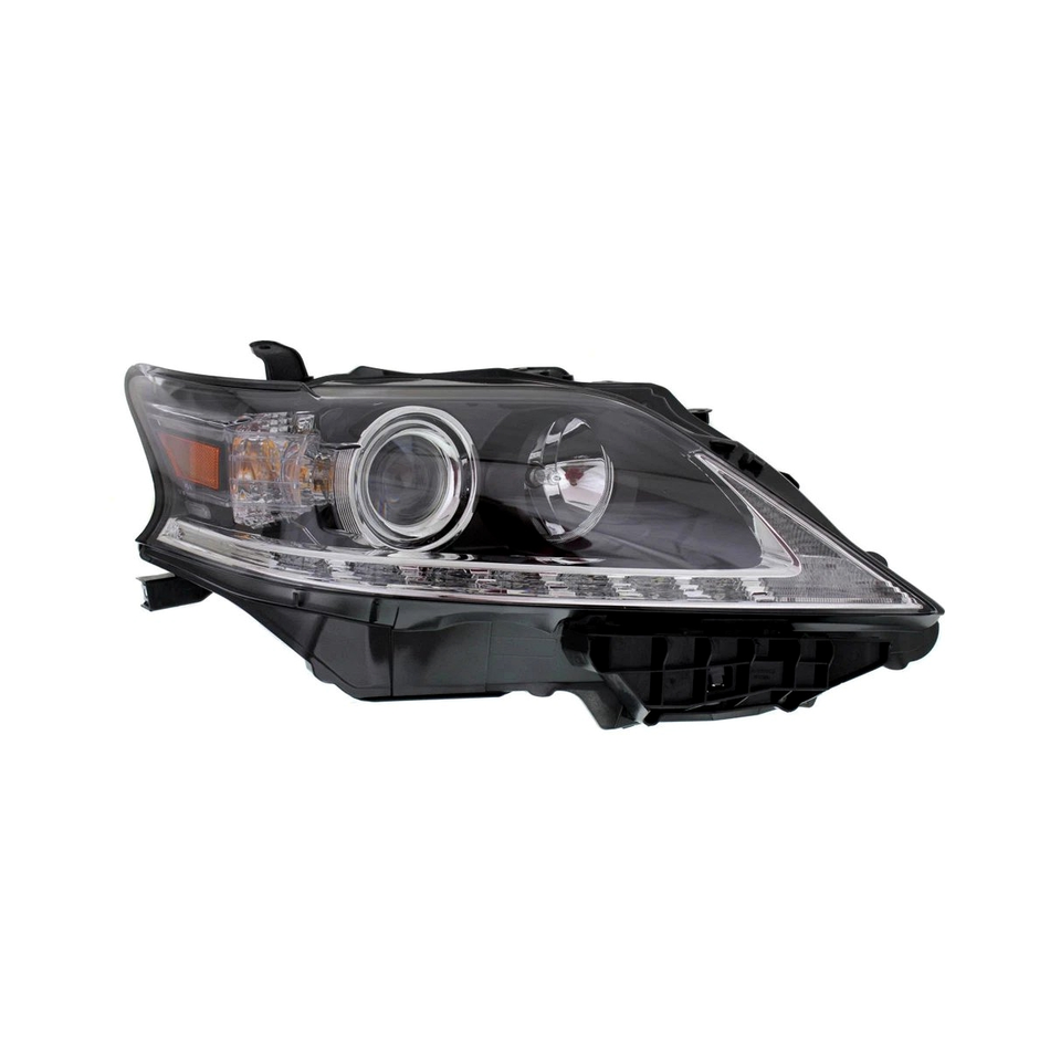 2013-2015 Lexus RX350 /450h head lamp halogen passenger side black bezel with led RH Front View - halogen - High-Quality - LX2503156