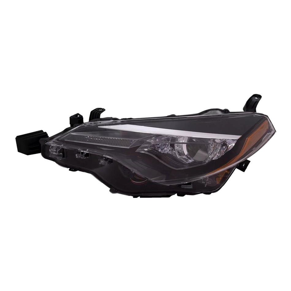 2017-2019 Toyota Corolla headlight L/LE driver side LH Front View - Standard - High-Quality - TO2502249