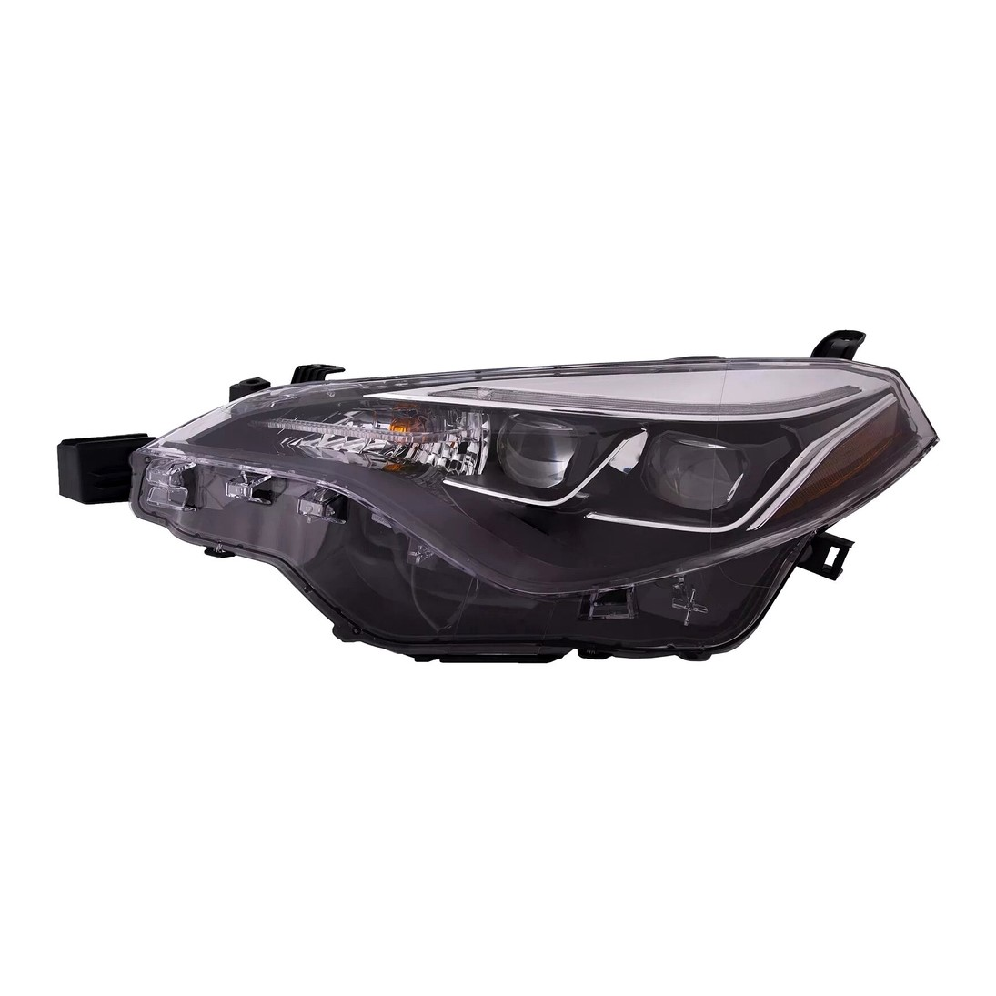 2017-2019 Toyota Corolla headlight SE/XSE driver side LH 45-Degree View - Standard - High-Quality - TO2502250