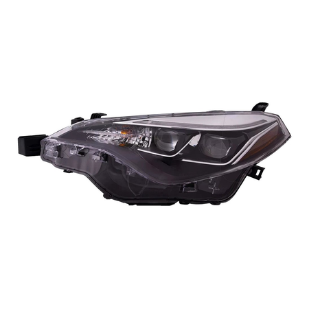 2017-2019 Toyota Corolla headlight SE/XSE driver side LH 45-Degree View - Standard - High-Quality - TO2502250