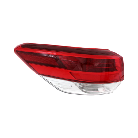 2017-2019 Toyota Highlander tail light outer driver side LH Front View - Standard - High-Quality - TO2804143