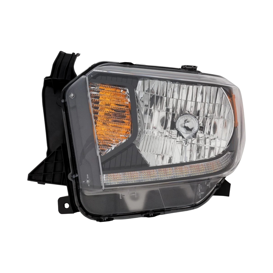 2018-2020 Toyota Tundra headlight with led drl with blk driver side LH 45-Degree View - LED - High-Quality - TO2502260