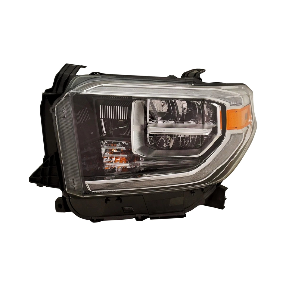 2018-2021 Toyota Tundra head light led without smoke lens chrome driver side LH Front View - Standard - High-Quality - TO2502262