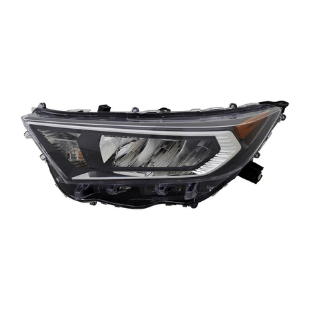 2019-2021 Toyota RAV4 head light white XLE driver side LH Front View - Standard - High-Quality - TO2502275