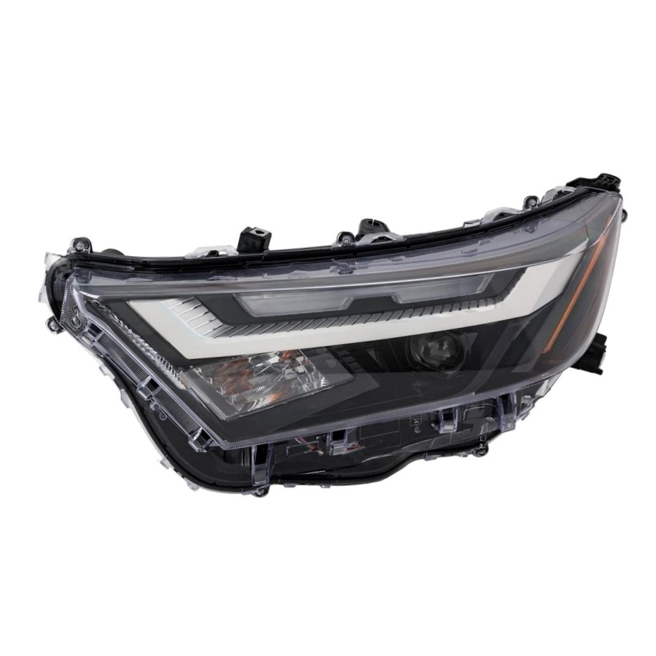 2021-2023 Toyota RAV4 headlamp assembly led with bulb type signal lamp driver side LH Front View - Standard - High-Quality - TO2502314