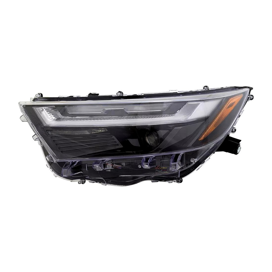 2021-2023 Toyota RAV4 headlamp assembly led with led type signal lamp driver side LH Front View - Standard - High-Quality - TO2502315