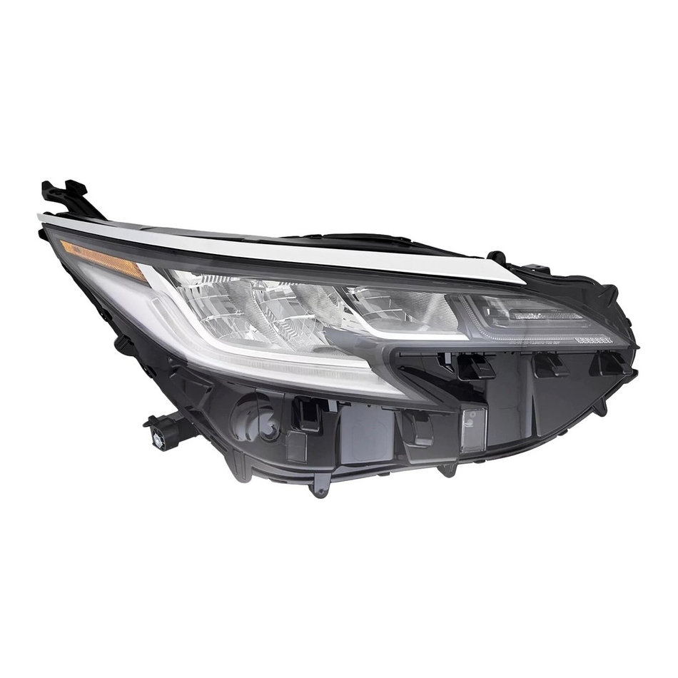 2021-2023 Toyota Sienna headlight black with day light passenger side XSE model RH 45-Degree View - Standard - High-Quality - TO2503310