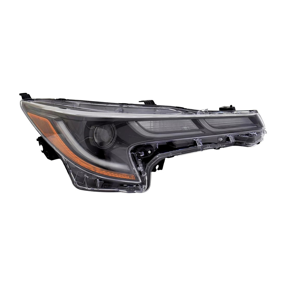 2023 Toyota Corolla headlamp assembly LE passenger side RH Front View - Standard - High-Quality - TO2503324