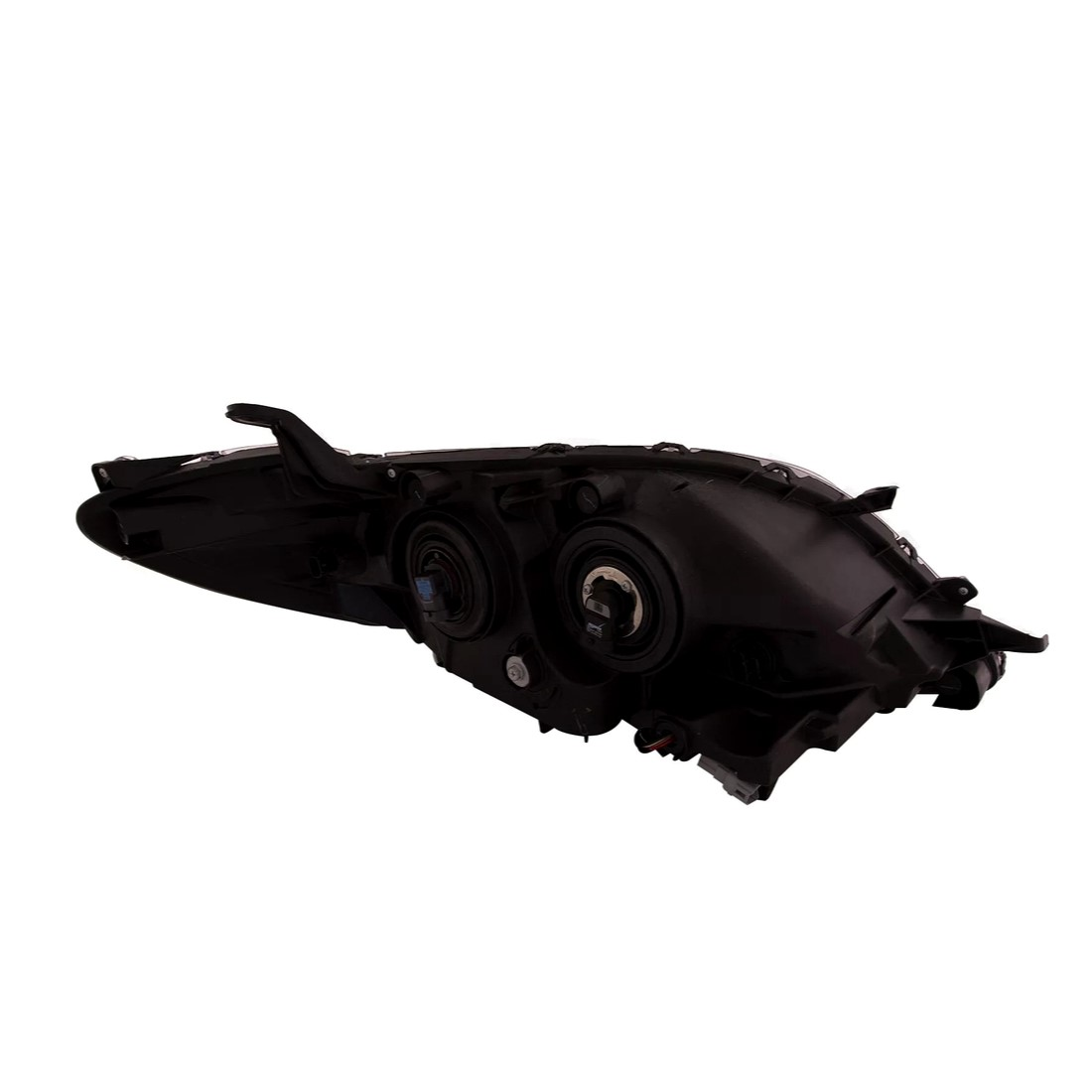 2015-2020 Toyota Sienna headlamp assembly passenger side se model halogen with led DRL blk RH Detail View - Standard - High-Quality - TO2503231