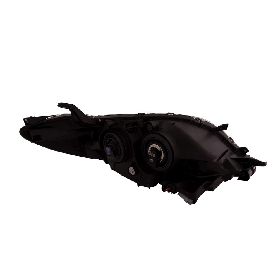 2015-2020 Toyota Sienna headlamp assembly passenger side se model halogen with led DRL blk RH Detail View - Standard - High-Quality - TO2503231