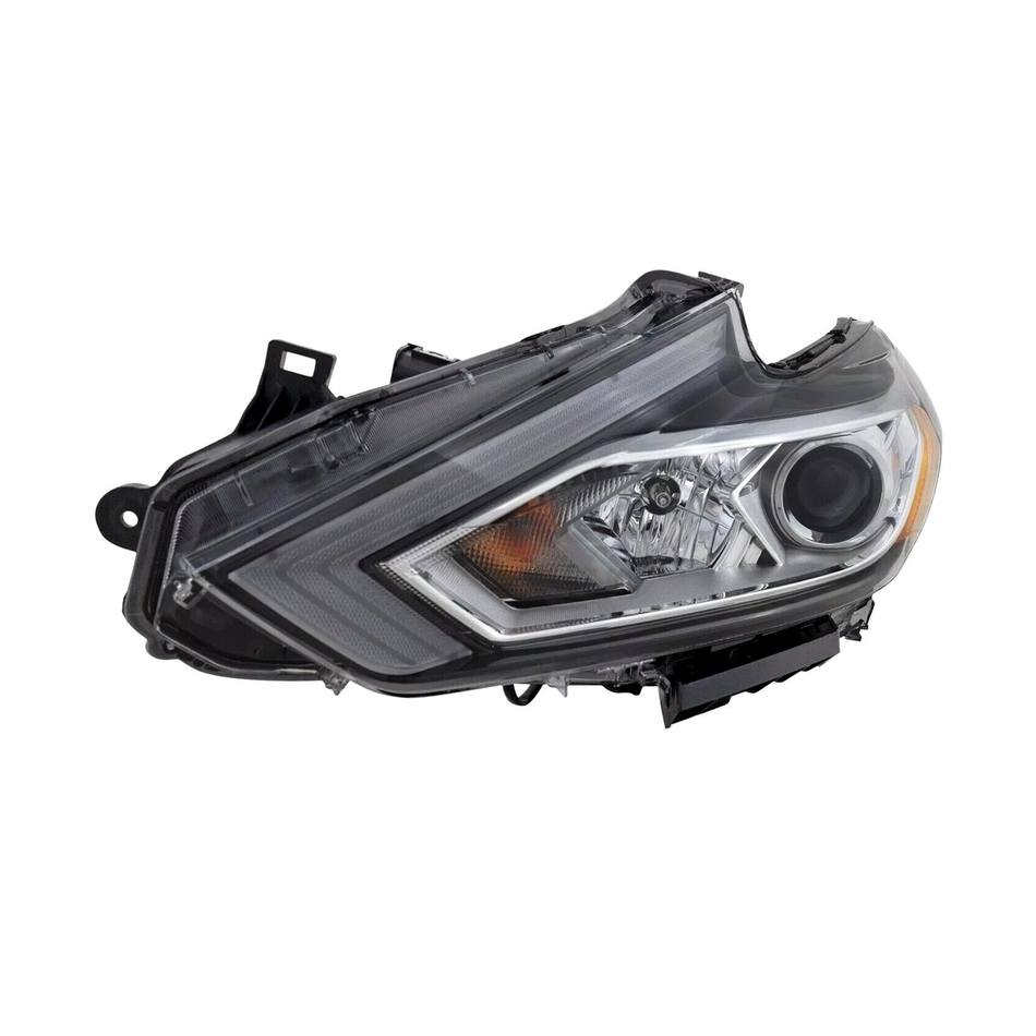 2016-2018 Nissan Altima Sedan head lamp halogen chrome driver side LH Right Side View - halogen - High-Quality - NI2502247
