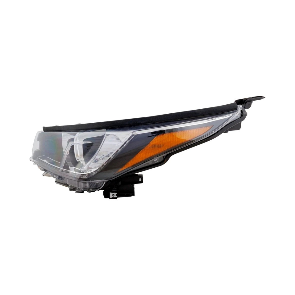 2017-2019 Toyota Highlander headlamp driver side with led DRL with black accent LH Left Side View - Standard - High-Quality - TO2502253