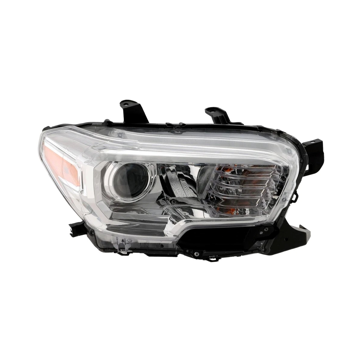 2018-2019 Toyota Tacoma headlamp assembly passenger side without led drl with fog lamps RH Front View - Standard - High-Quality - TO2503266