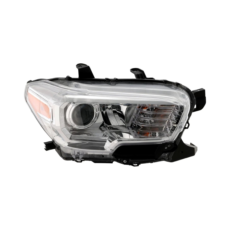 2018-2019 Toyota Tacoma headlamp assembly passenger side without led drl with fog lamps RH Front View - Standard - High-Quality - TO2503266