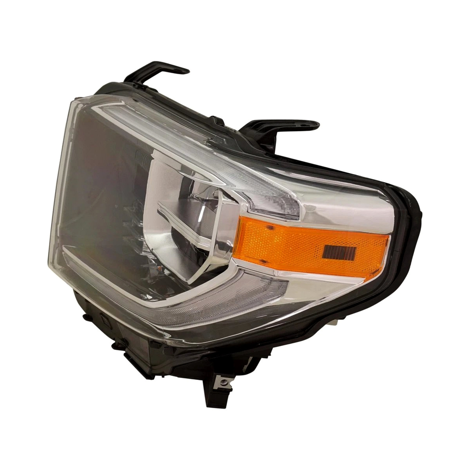 2018-2021 Toyota Tundra head light led without smoke lens chrome driver side LH Left Side View - Standard - High-Quality - TO2502262