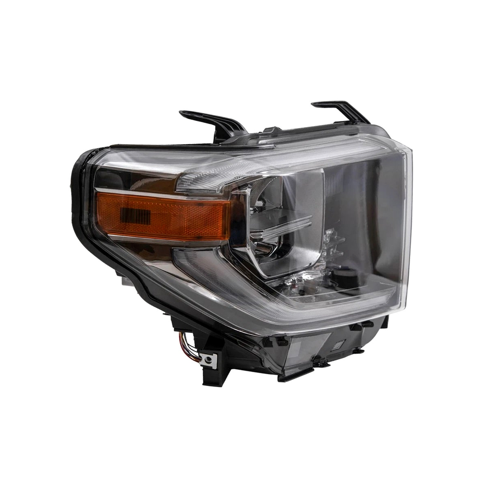 2018-2021 Toyota Tundra head light with led drl with smoked chrome accent passenger side RH Right Side View - Standard - High-Quality - TO2503263