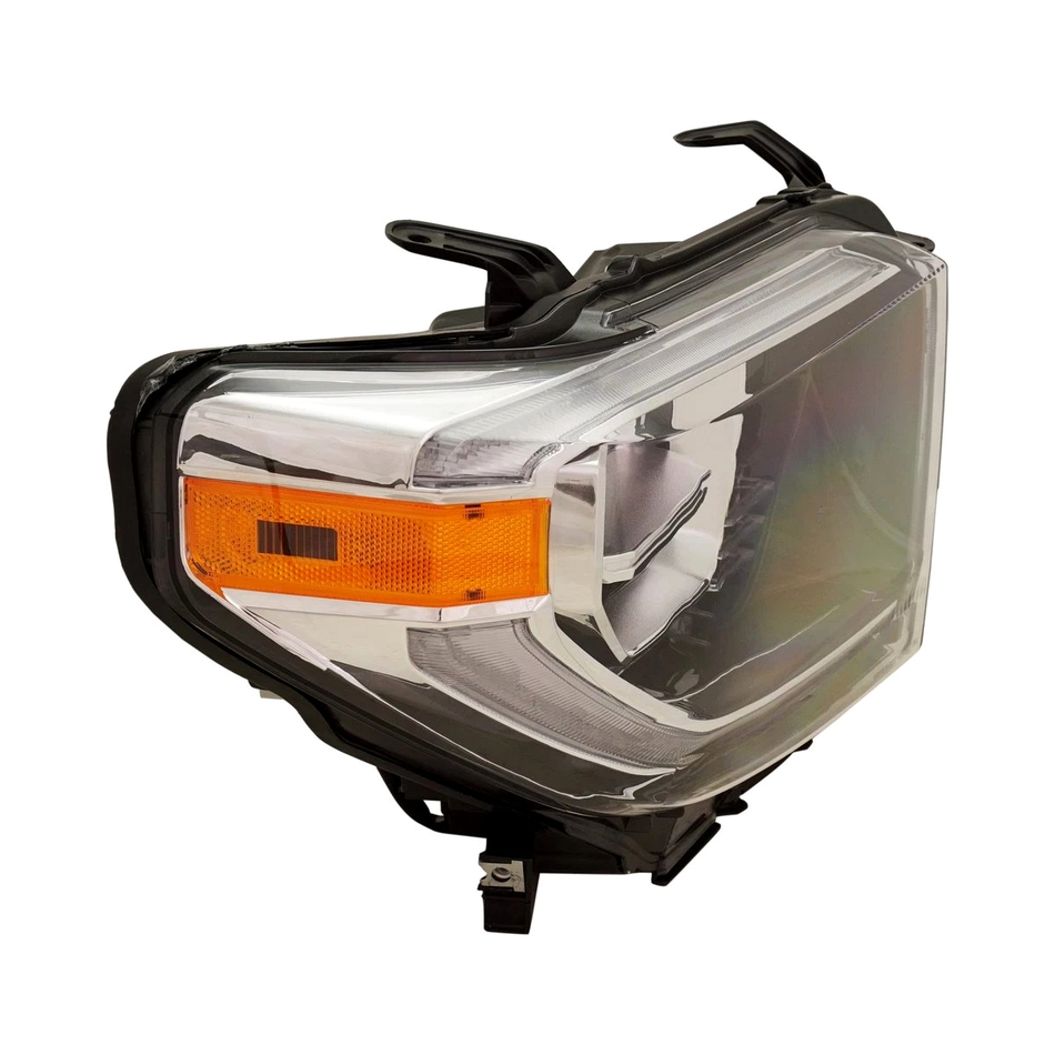 2018-2021 Toyota Tundra headlight led without smoke lens chrome passenger side RH Right Side View - Standard - High-Quality - TO2503262