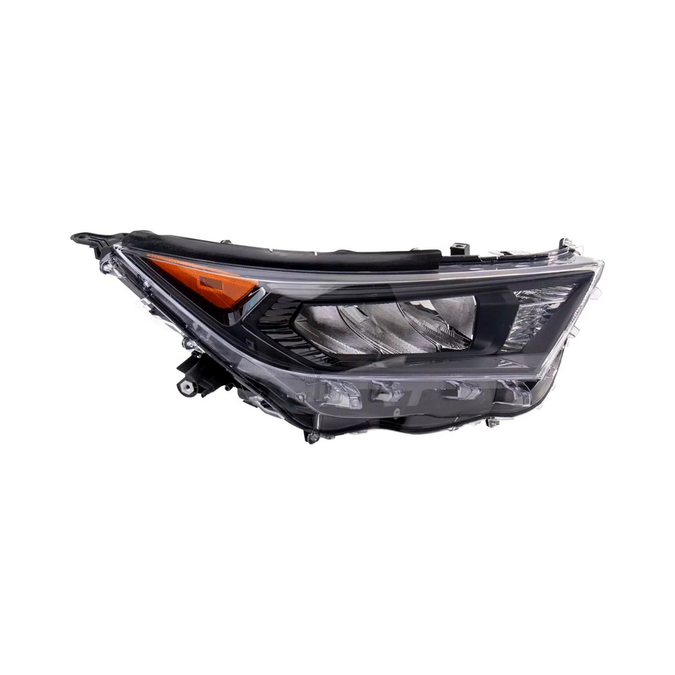 2021-2023 Toyota RAV4 headlamp assembly passenger side LE model RH 45-Degree View - Standard - High-Quality - TO2503312
