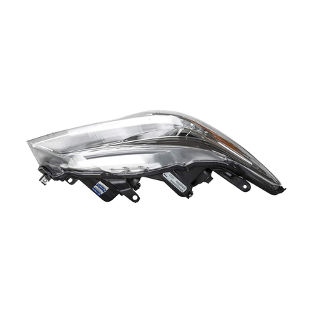 2015-2017 Toyota Camry head lamp passenger side halogen chrome LE/XLE RH Top View - halogen - High-Quality - TO2503222