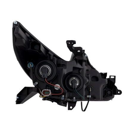 2016-2018 Nissan Altima Sedan head lamp halogen chrome driver side LH Back View - halogen - High-Quality - NI2502247