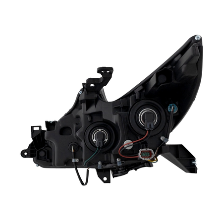2016-2018 Nissan Altima Sedan head lamp halogen chrome passenger side RH Back View - Standard - High-Quality - NI2503247