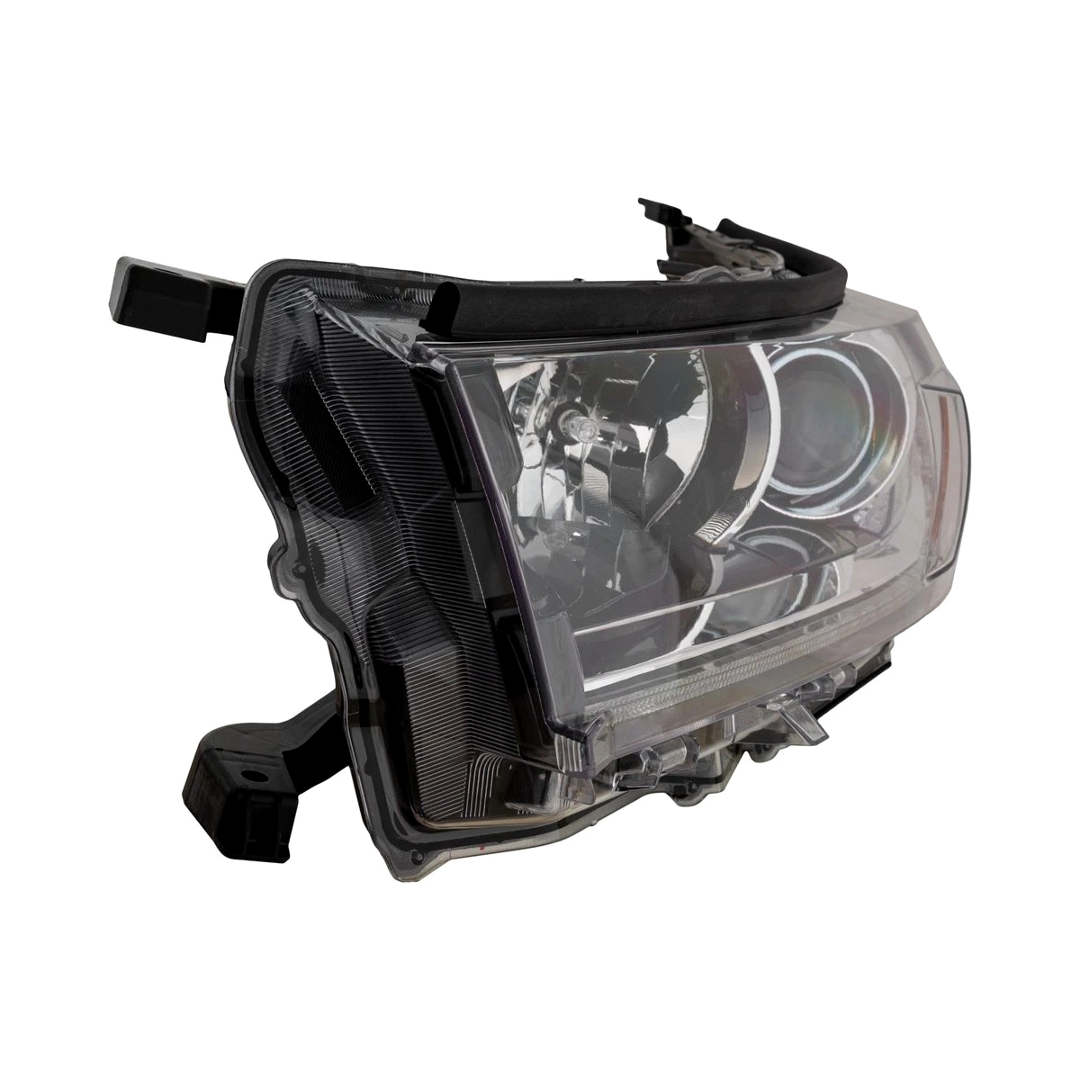2017-2019 Toyota Highlander headlamp driver side with led DRL with black accent LH Right Side View - Standard - High-Quality - TO2502253