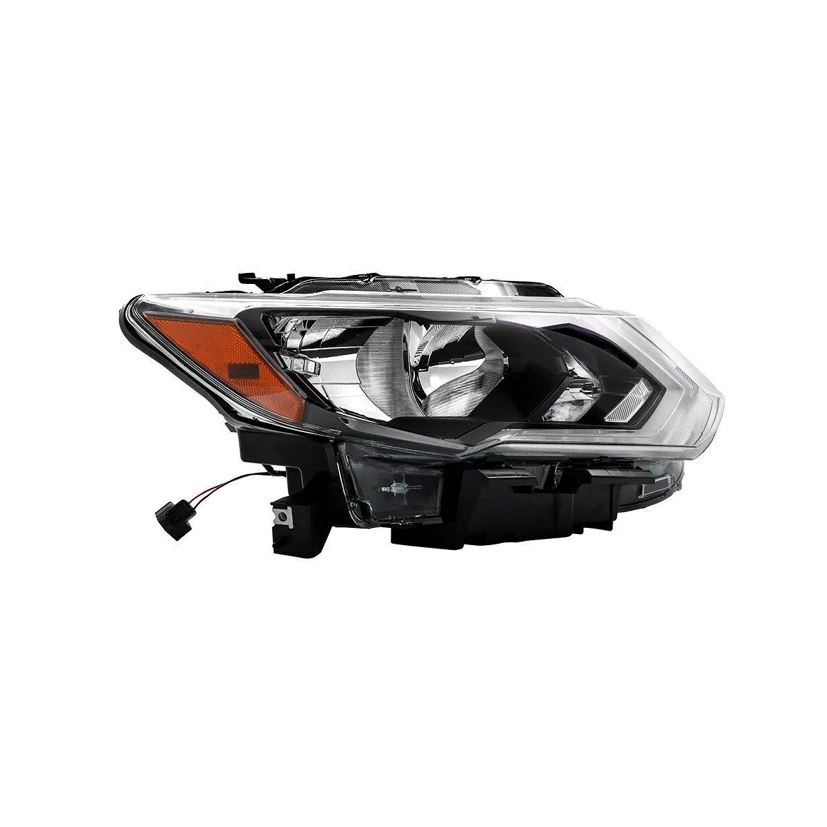 2017-2020 Nissan Rogue head lamp halogen passenger side RH Left Side View - Standard - High-Quality - NI2503254
