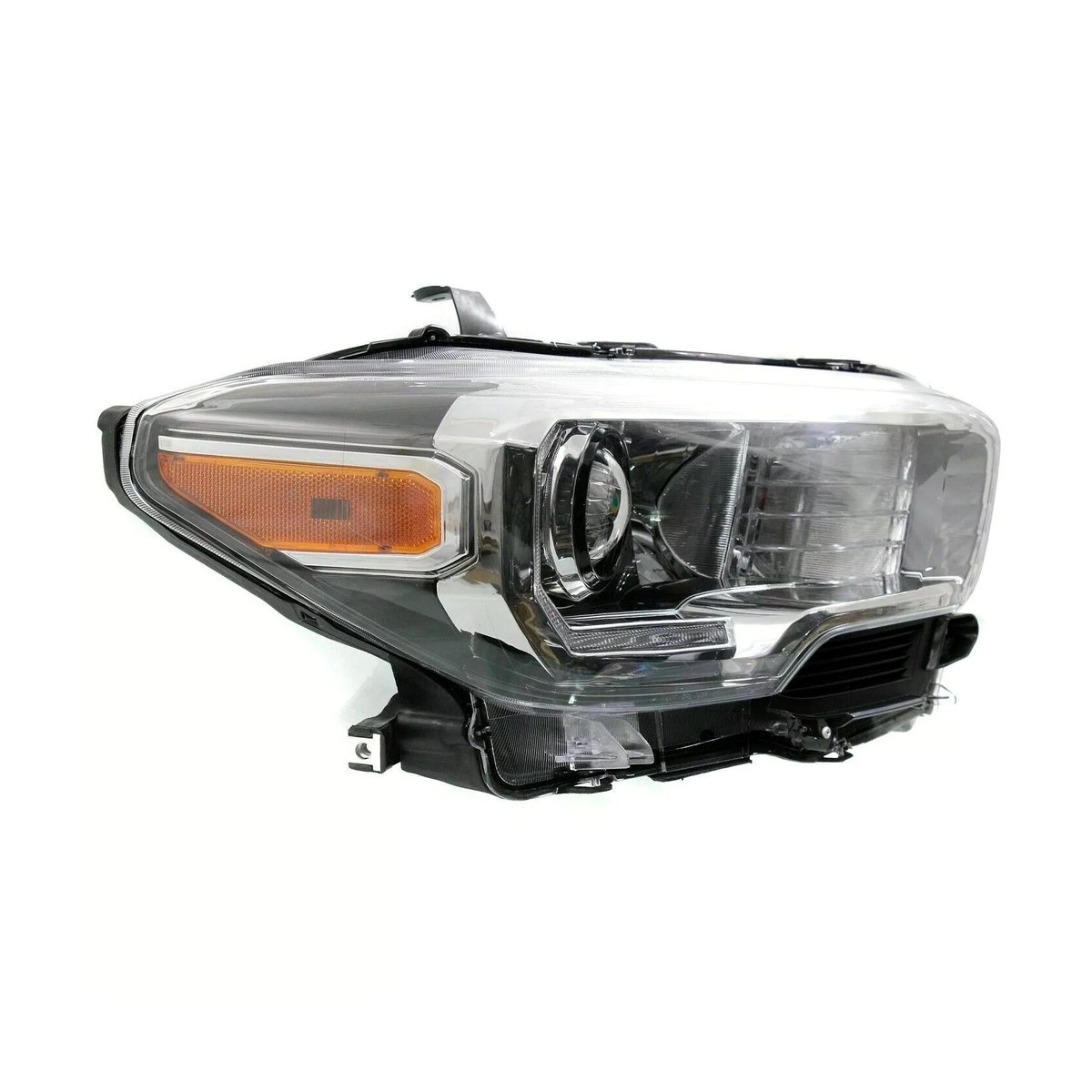 2018-2019 Toyota Tacoma headlamp assembly passenger side without led drl with fog lamps RH Right Side View - Standard - High-Quality - TO2503266