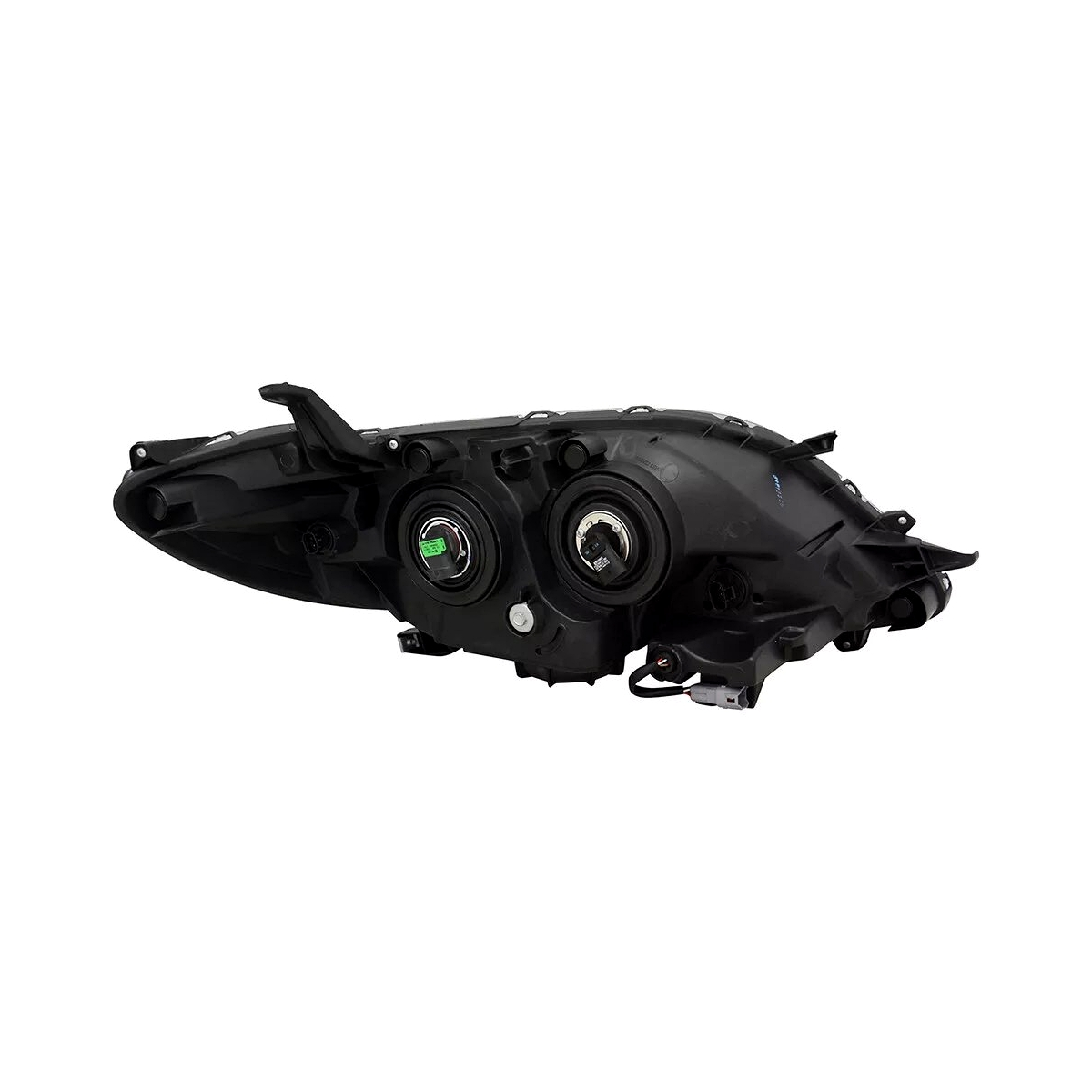 2015-2020 Toyota Sienna headlamp assembly driver side se model halogen with led DRL blk LH Back View - Standard - High-Quality - TO2502231