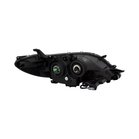 2015-2020 Toyota Sienna headlamp assembly driver side se model halogen with led DRL blk LH Back View - Standard - High-Quality - TO2502231