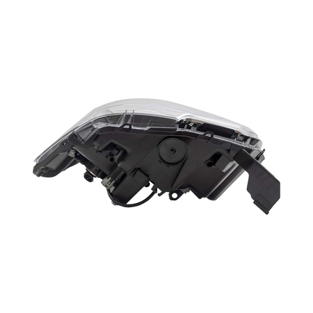 2017-2019 Toyota Tacoma headlamp assembly driver side halogen with led drl with halogen black bezel LH Bottom View - Standard - High-Quality - TO2502254