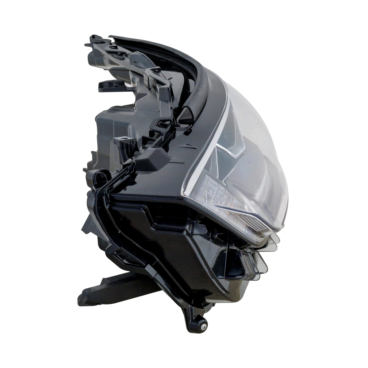 2020-2021 Toyota Highlander headlamp driver side limited led without adaptive headlamps chrome projector type LH Right Side View - Standard - High-Quality - TO2502294