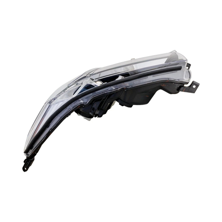 2017-2019 Toyota Highlander headlamp driver side with led DRL with black accent LH Top View - Standard - High-Quality - TO2502253