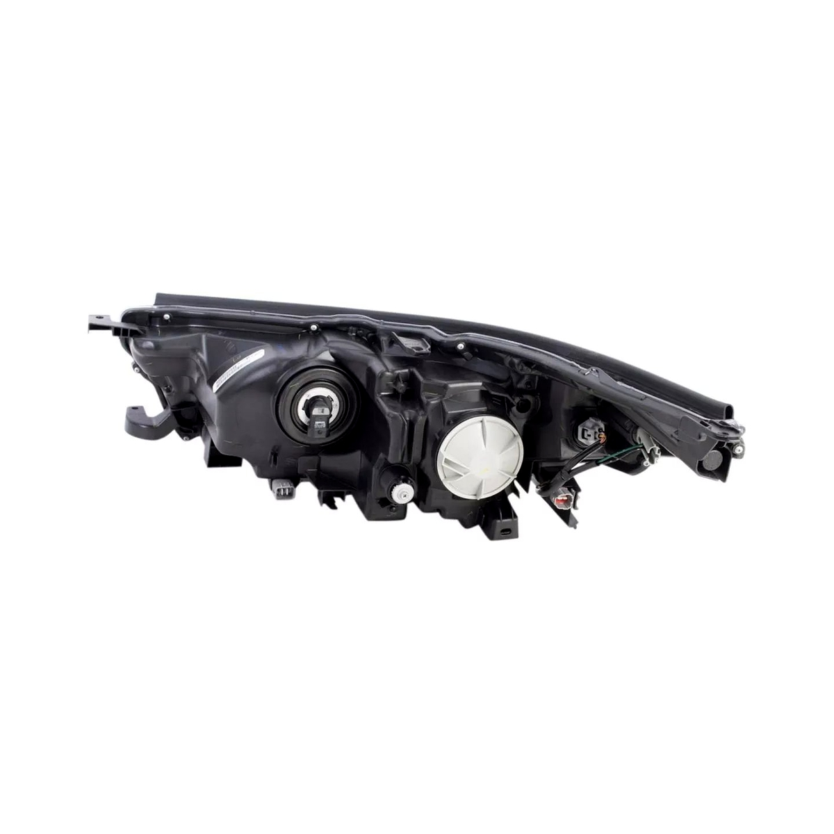 2017-2019 Toyota Highlander headlamp passenger side with led DRL with black accent RH Back View - Standard - High-Quality - TO2503253