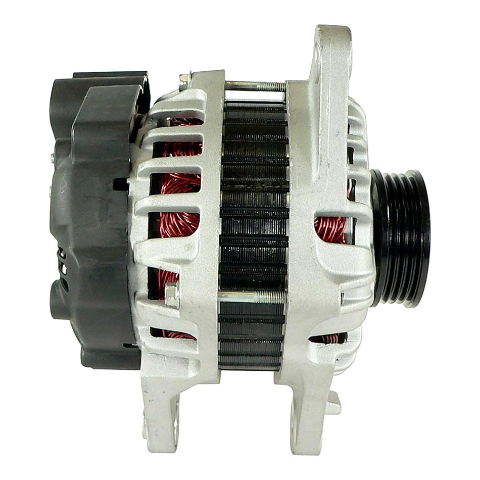 2000-2009 Hyundai Accent Sedan Alternator - side angle, Part 2-11011