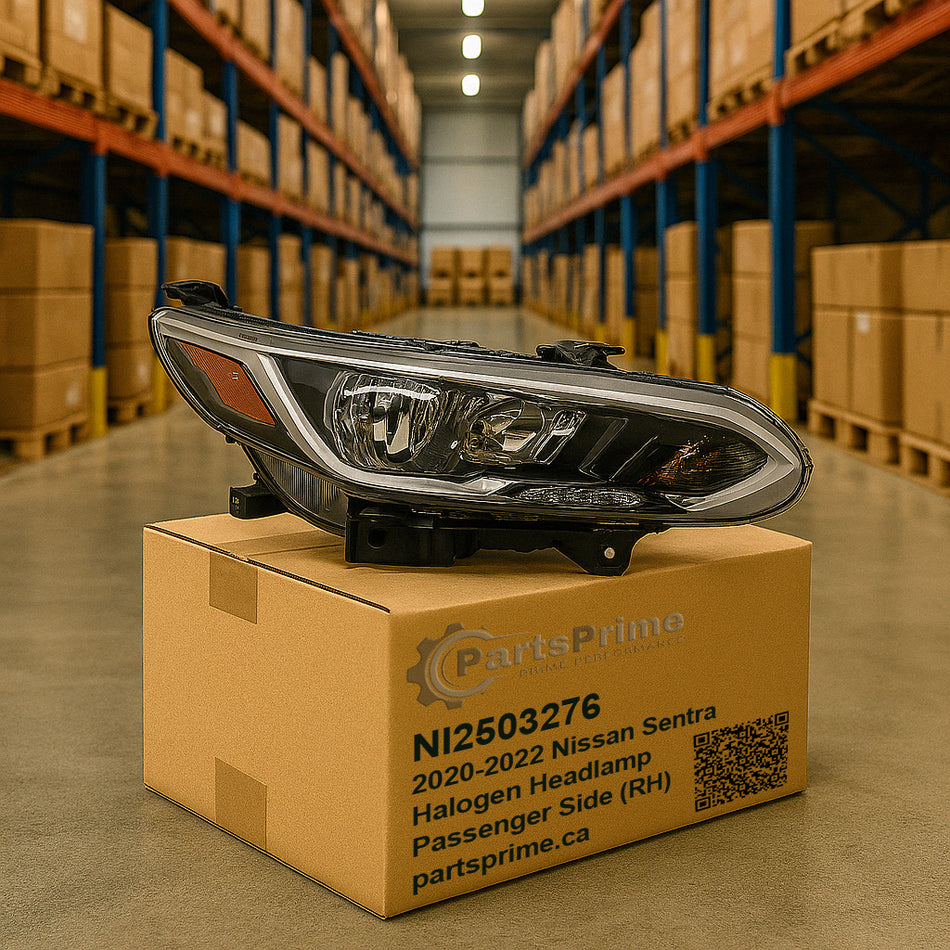 2020-2022-Nissan-Sentra-head-lamp-halogen-passenger-side-RH-On-Box-View-halogen-High-Quality-NI2503276