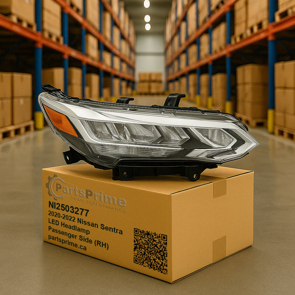 2020-2022-Nissan-Sentra-head-lamp-led-Passenger-side-RH-On-Box-View-LED-High-Quality-NI2503277