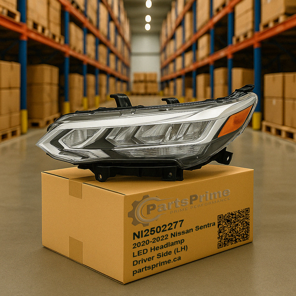 2020-2022-Nissan-Sentra-head-lamp-led-driver-side-LH-On-Box-View-LED-High-Quality-NI2502277