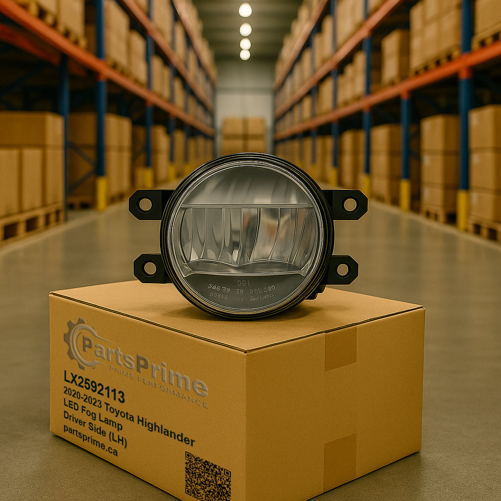 2020-2023-Toyota-Highlander-led-type-fog-lamp-driver-side-LH-On-Box-View-Standard-High-Quality-LX2592113