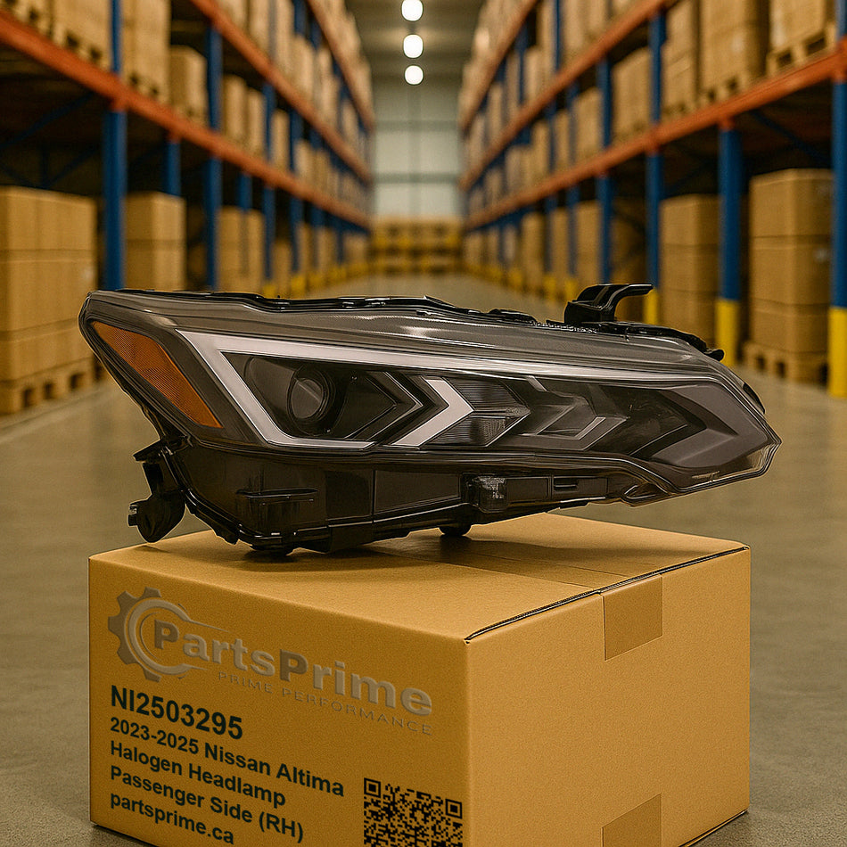 2023-2025-Nissan-Altima-head-lamp-passenger-side-RH-On-Box-View-Standard-High-Quality-NI2503295