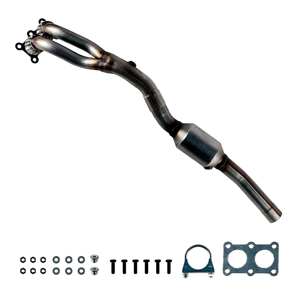 1999-2004 Volkswagen Jetta Catalytic Converter - side angle, Part 33071