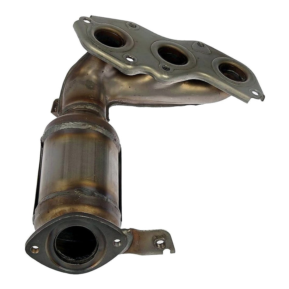 2007-2010 Toyota Camry Catalytic Converter Passenger Side - side angle, Part 33215