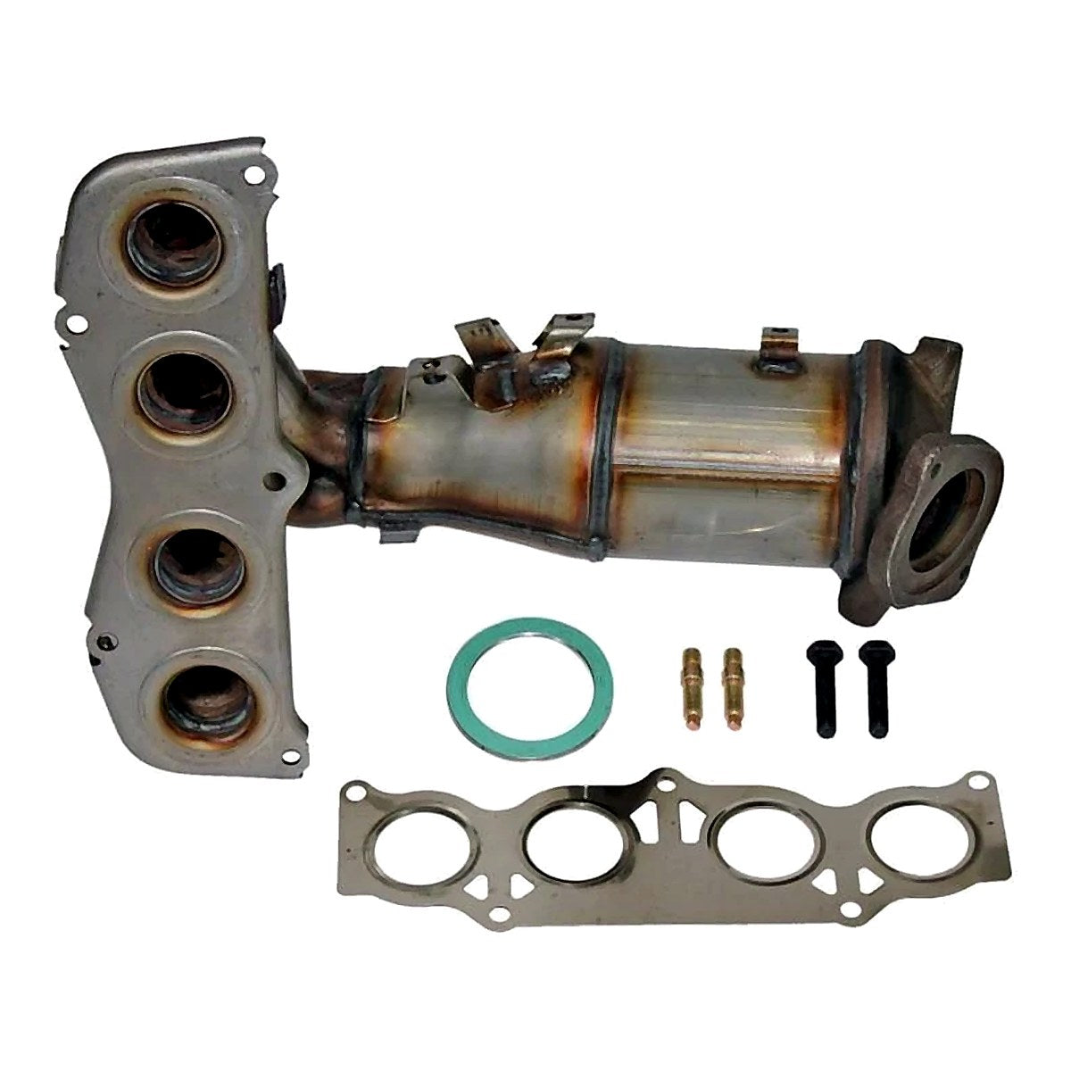 2007-2009 Toyota Camry Catalytic Converter Driver Side 2.4L With Manifold_33335