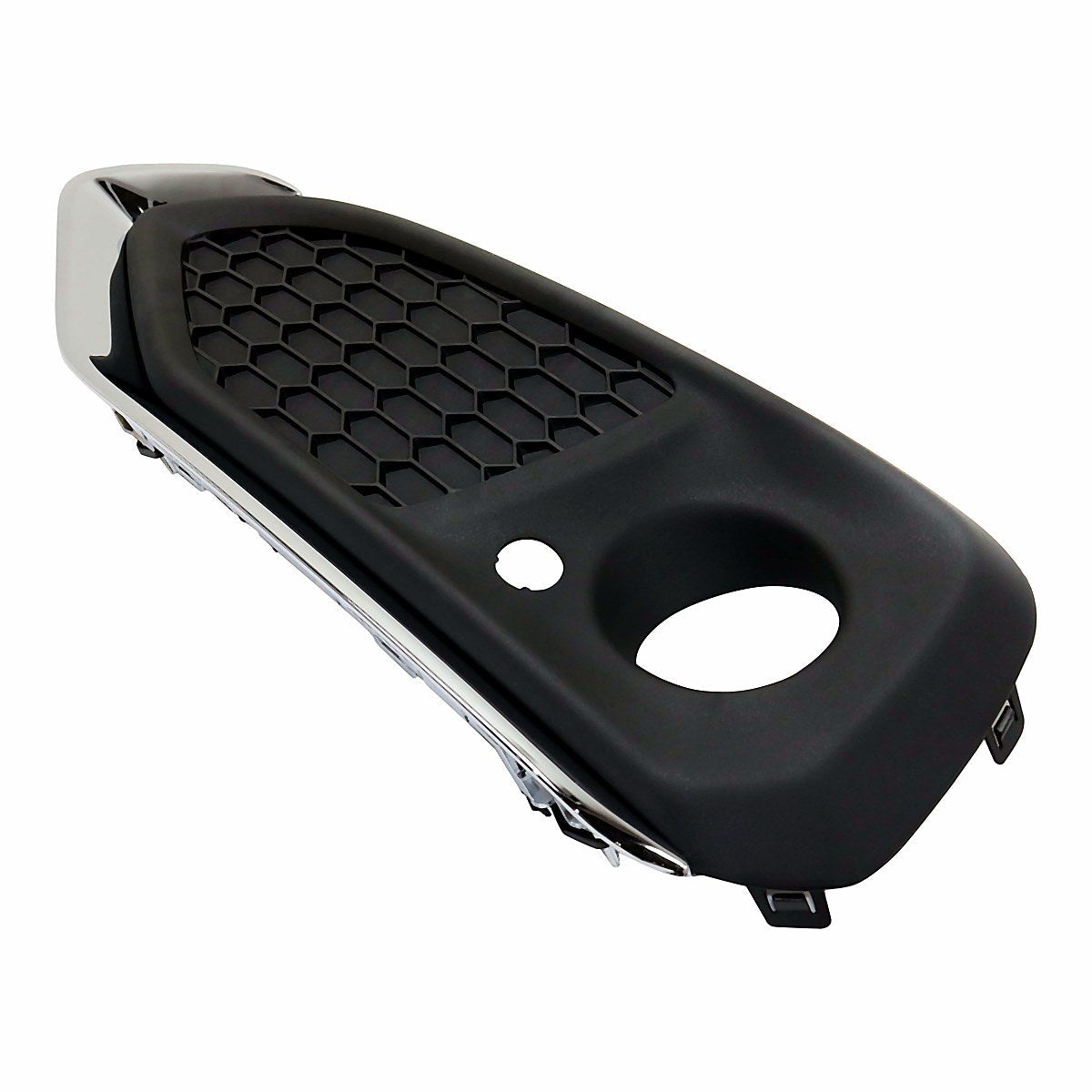 2016-2018 Acura Rdx Fog Light Bezel Front Driver Side Black With Chrome Moulding – Side View (AC1038113)