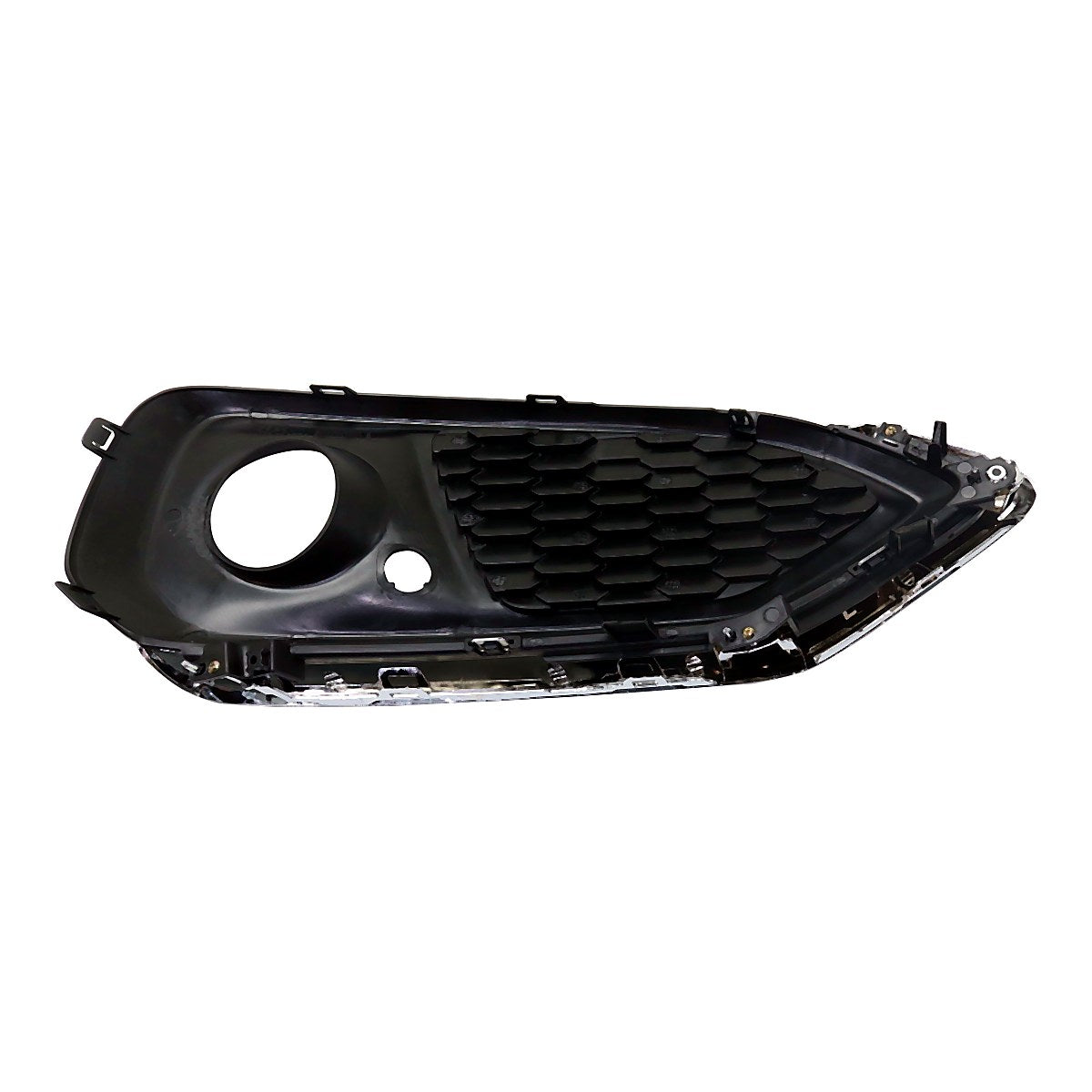 2016-2018 Acura Rdx Fog Light Bezel Front Driver Side Black With Chrome Moulding – Back View (AC1038113)
