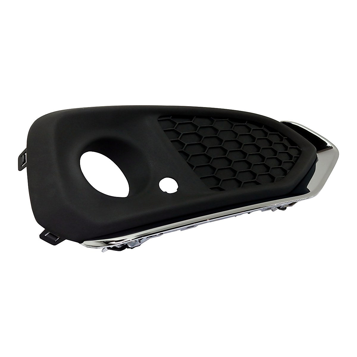 2016-2018 Acura Rdx Fog Light Bezel Front Passenger Side Black With Chrome Moulding – Side View (AC1039113)